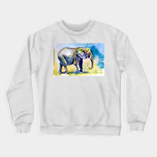 Majestic elephant alone III Crewneck Sweatshirt